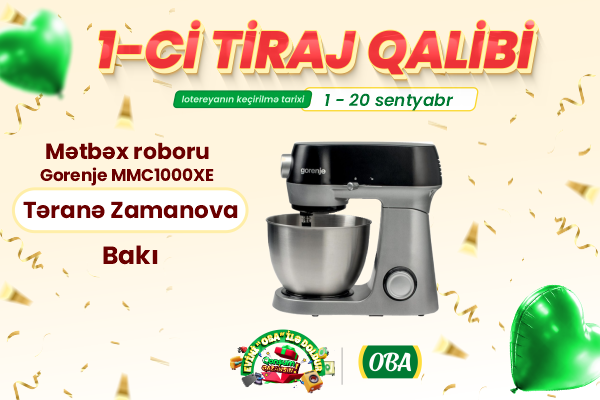 Gorenje mətbəx robotunun qalibi