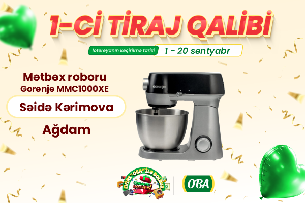 Gorenje mətbəx robotunun qalibi